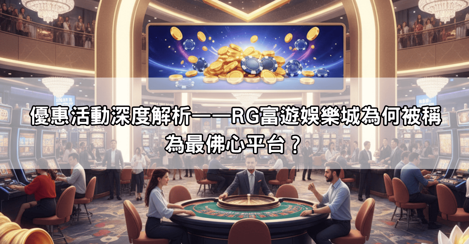 優惠活動深度解析——RG富遊娛樂城為何被稱為最佛心平台？